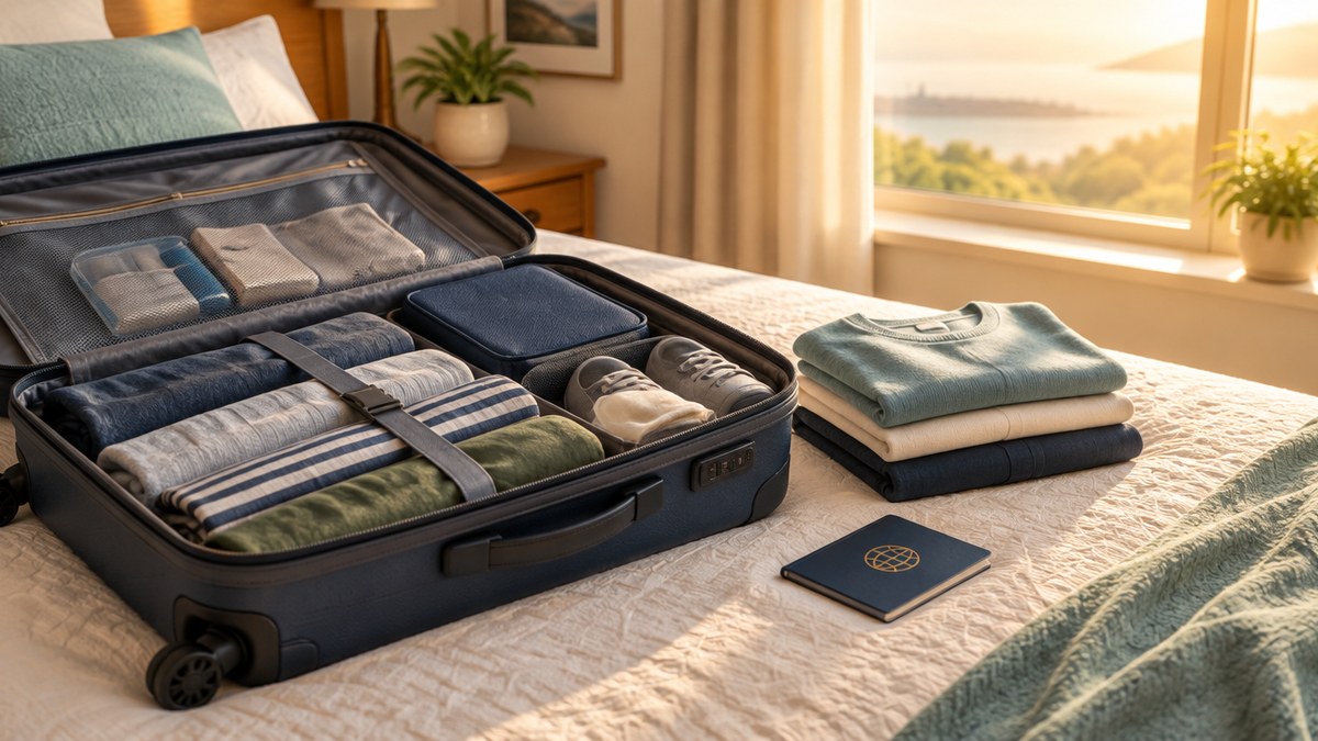 A packed case and passport - the practical reality of travelling for treatment